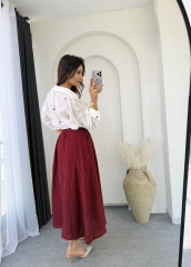 Rose Etek Takım Bordo