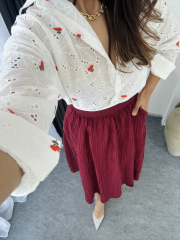 Rose Etek Takım Bordo