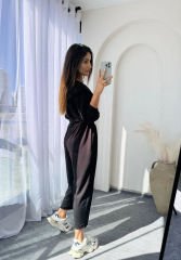 KAPÜŞONLU MODAL TAKIM SİYAH