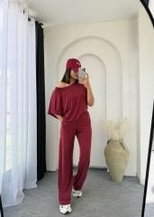 Oysho Kayıkyaka Takım Bordo