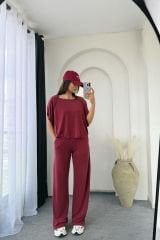 Oysho Kayıkyaka Takım Bordo