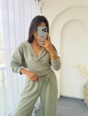 KAPÜŞONLU MODAL TAKIM SOFTYEŞİL