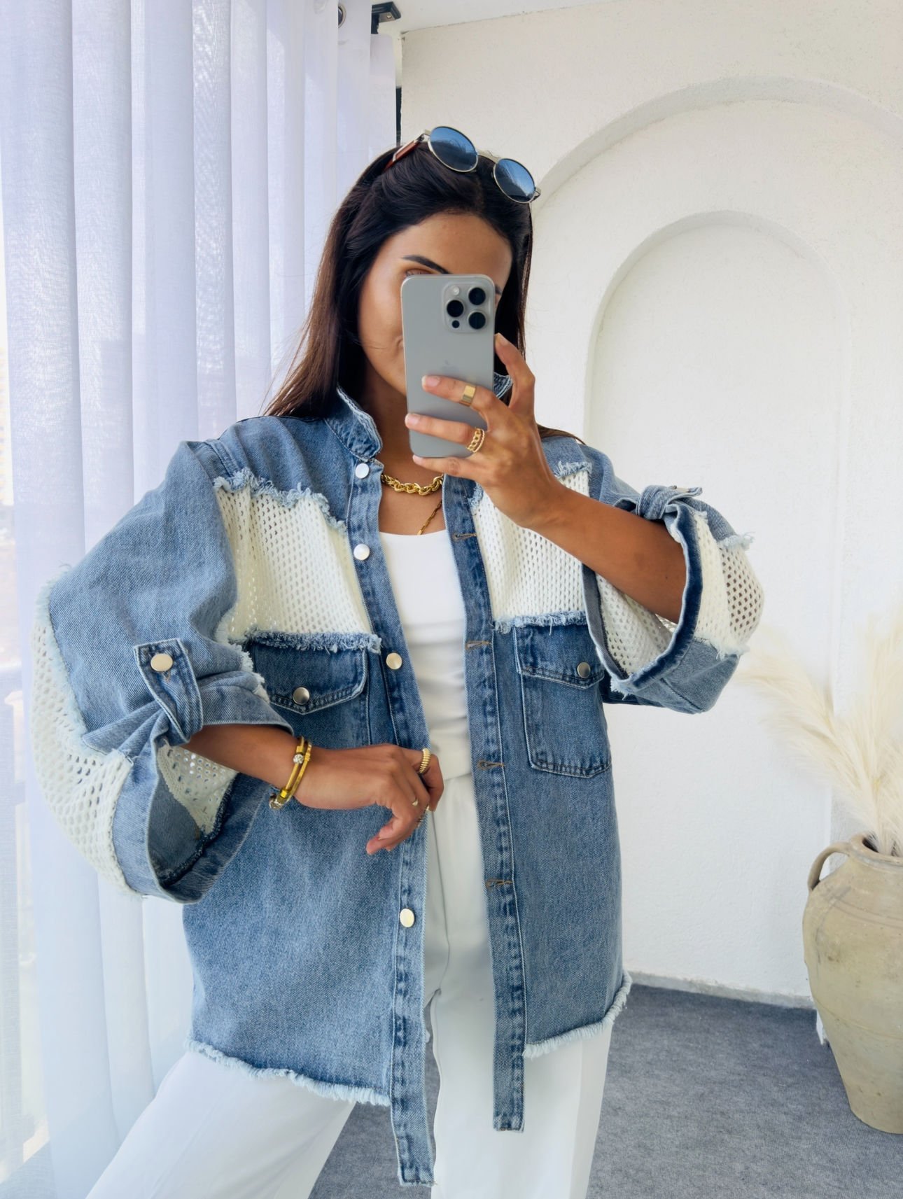 TWİST MODEL KOT CEKET
