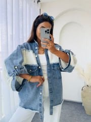 TWİST MODEL KOT CEKET