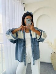 TWİST MODEL KOT CEKET