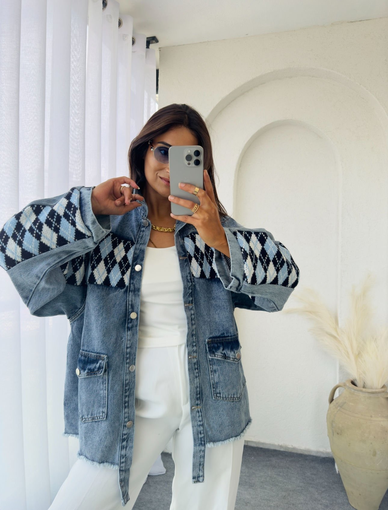 TWİST MODEL KOT CEKET