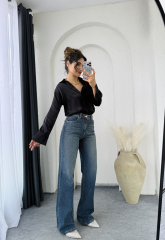 Zara Saten Gömlek Siyah