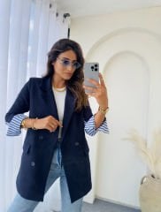 TASARIM BLAZER LACİVERT