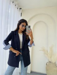 TASARIM BLAZER LACİVERT