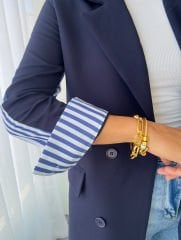 TASARIM BLAZER LACİVERT