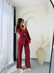 Belisa Takım Elbise Bordo