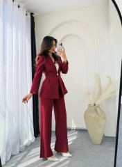 Belisa Takım Elbise Bordo