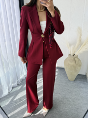 Belisa Takım Elbise Bordo