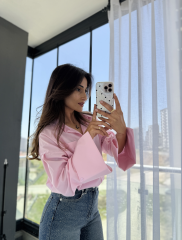 Marka Model Poplin Gömlek Tozpembe