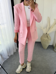 Zara Takım Elbise Tozpembe