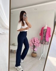 Çimalı Pantolon Lacivert