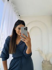 KAPÜŞONLU MODAL TAKIM FÜME