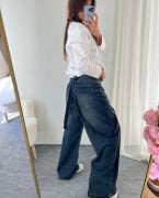 KUŞAKLI BAGGY JEANS