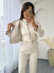 TÜVİT BLAZER KREM