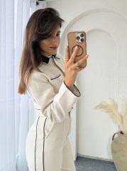 TÜVİT BLAZER KREM