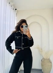 TÜVİT BLAZER SİYAH
