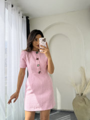 Marka Model Tüvit Elbise Tozpembe
