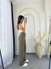 Zara Pensli Tensel Palazzo Haki