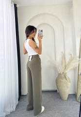 Zara Pensli Tensel Palazzo Haki