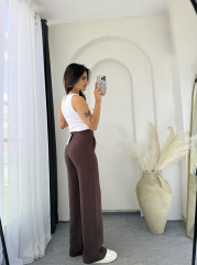 Zara Pensli Tensel Palazzo Kahverengi