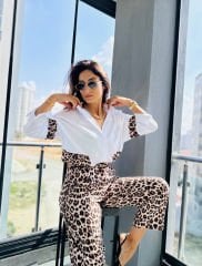 Leopar Pantolon Takım