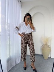 Leopar Pantolon Takım