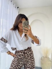 Leopar Pantolon Takım