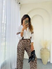 Leopar Pantolon Takım