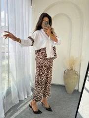 Leopar Pantolon Takım