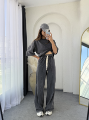 Eskitme Oversize Takım Antrasit