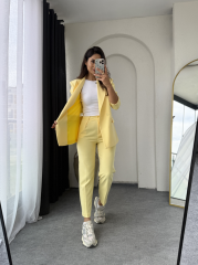 Zara Takım Elbise SoftSarı