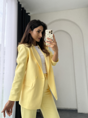 Zara Takım Elbise SoftSarı