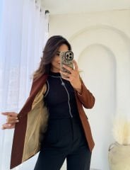 SLİMFİT BLAZER TABA