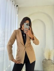 SLİMFİT BLAZER BEJ