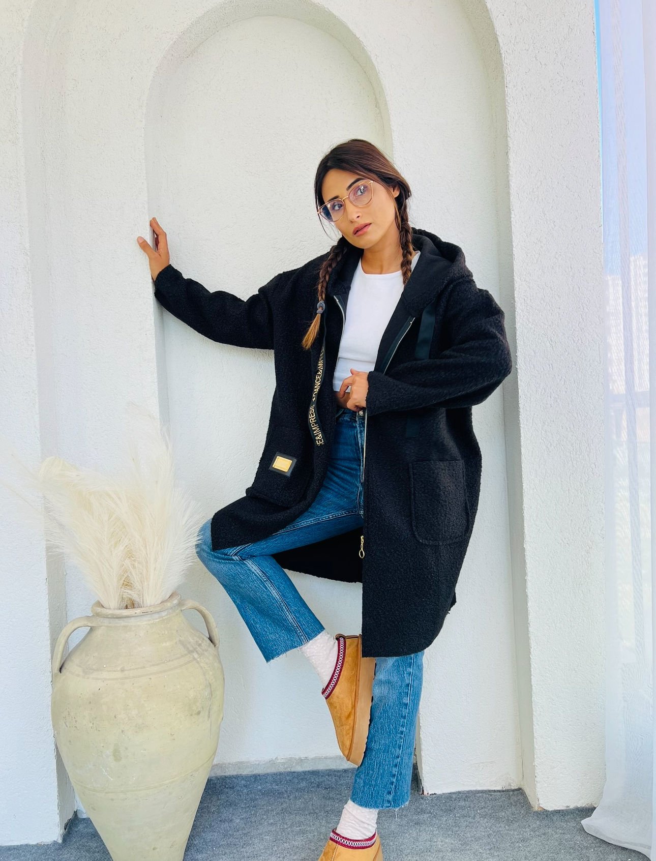 TWİST MODEL HIRKA SİYAH