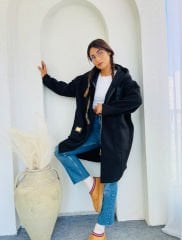 TWİST MODEL HIRKA SİYAH