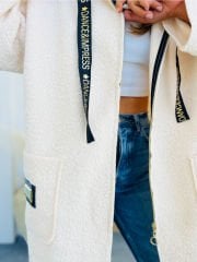 TWİST MODEL HIRKA KREM