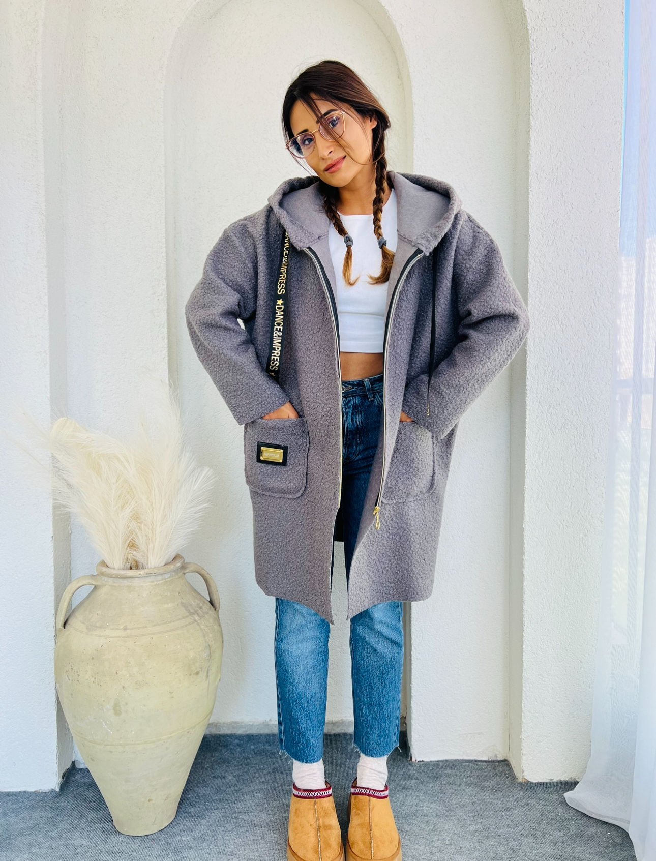 TWİST MODEL HIRKA FÜME