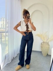 STRAIGHT JEAN LACİVERT