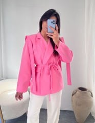 TASARIM BLAZER PEMBE