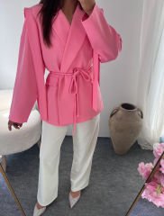 TASARIM BLAZER PEMBE