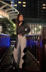 TASARIM GÜLLÜ JEANS