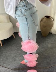 TASARIM GÜLLÜ JEANS