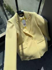 Zara Oversize Blazer Sarı