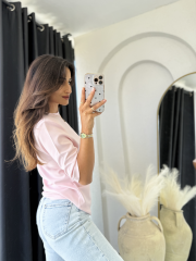 Massimo Vatkalı Tişört SoftPembe